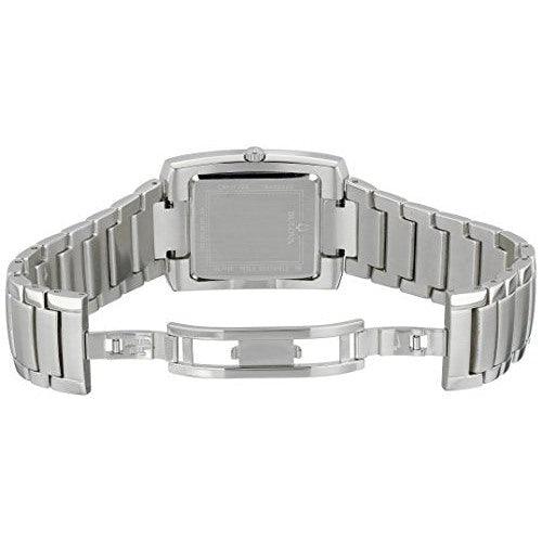 Reloj de cuarzo rectangular clásico de dos manecillas para hombre de Bulova