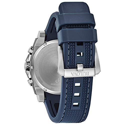 Montre chronographe à quartz haute précision Bulova Icon pour homme, verre minéral incurvé