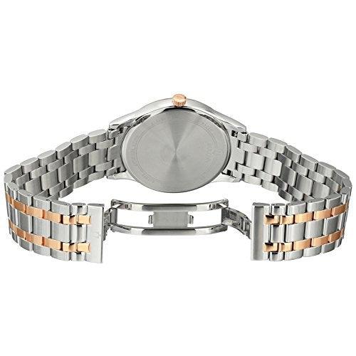 Reloj clásico de acero inoxidable para hombre de Bulova con diamantes y fecha