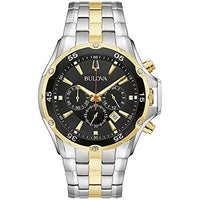 Thumbnail for Montre chronographe à quartz Bulova Classic Sport en acier inoxydable à 6 aiguilles pour homme