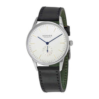 Thumbnail for Montre pour homme Orion 38 en acier inoxydable avec cadran blanc 384