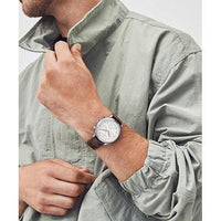 Thumbnail for Movado Heritage Series Circa Men's Watch - Swiss Quartz Chronograph Movement, Leather Strap - 3 ATM Water Resistance - Classic, Luxury Fashion Timepiece for Him - 43mm