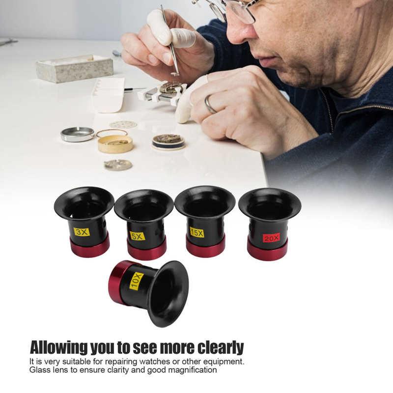 5Pcs Magnifying Glass Set for Watch Repair - watchband.direct