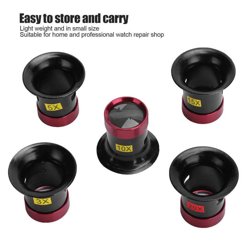 5Pcs Magnifying Glass Set for Watch Repair - watchband.direct