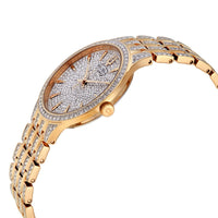 Thumbnail for Bulova Crystal Pave 3-Hand Quartz Slim Case Watch