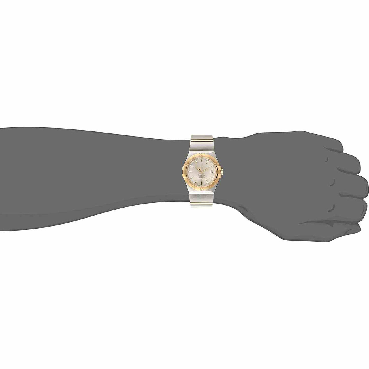 Omega Men's 123.20.35.20.02.002 Silver Dial Constellation Watch - Image 2