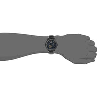 Thumbnail for Bulova Men's Automatic Leather Watch, 21 Jewels, Hack Feature, Luminous Hands/Markers, Open Aperture, 45mm