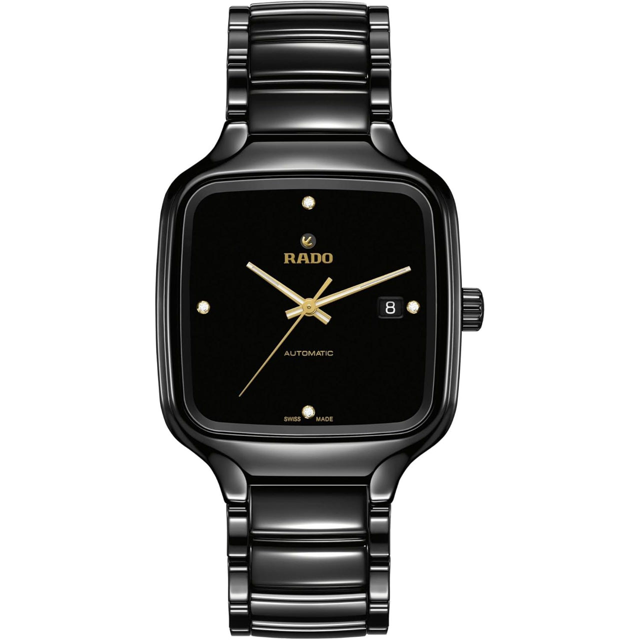 Rado True Square Automatic Diamonds Black Dial (R27078722)