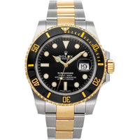 Thumbnail for Reloj Rolex Submariner Date con esfera negra en oro amarillo y acero para hombre 116613LN-0001 