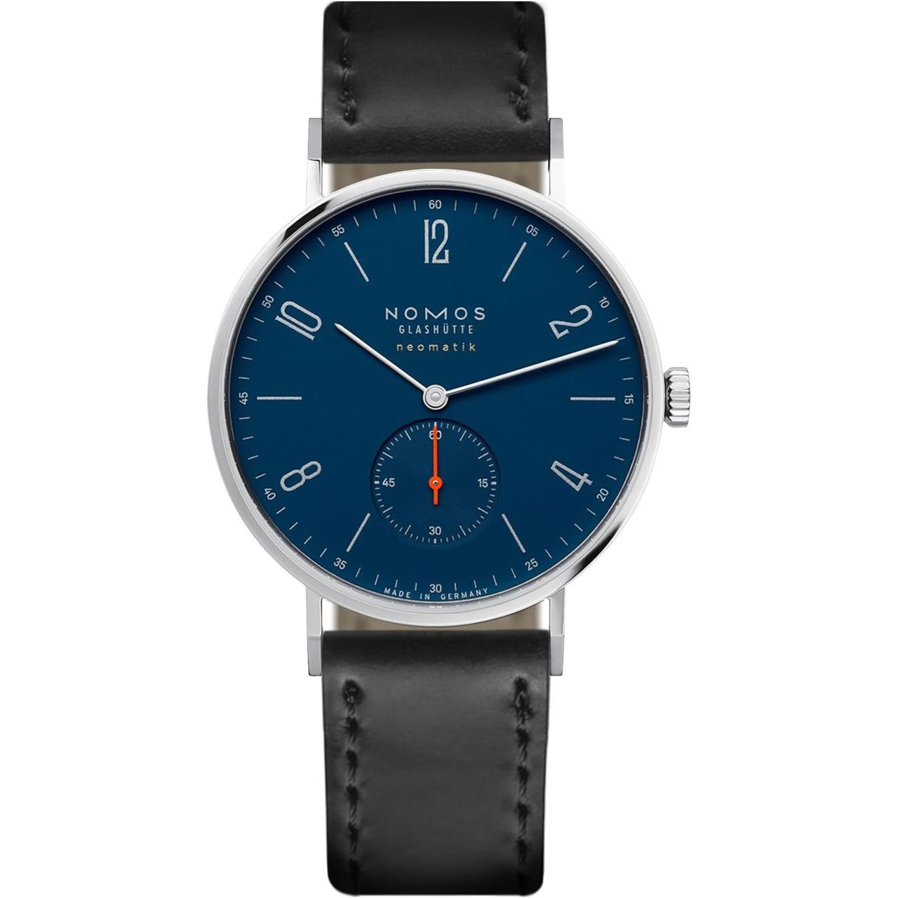 Montre automatique pour homme Nomos Tangente Neomatik avec cadran bleu 142