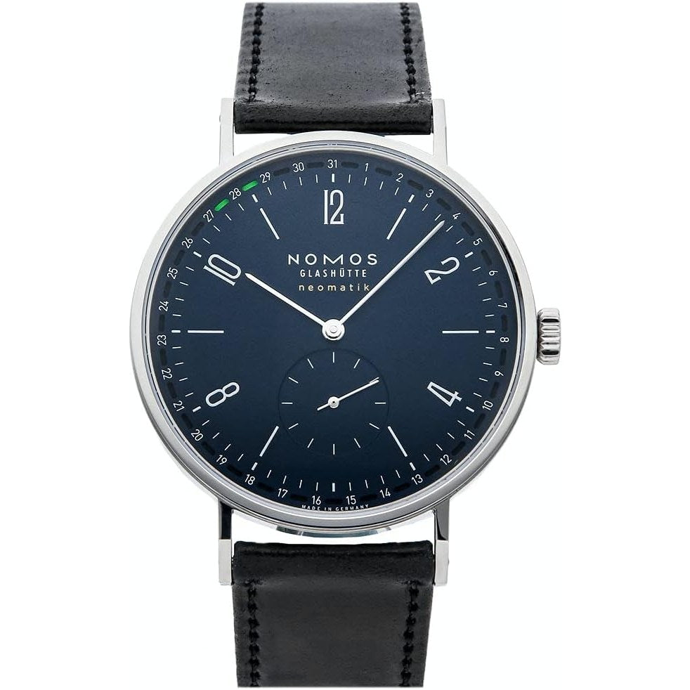 Reloj automático para hombre Nomos Tangente Neomatik 41 con esfera azul medianoche 182 