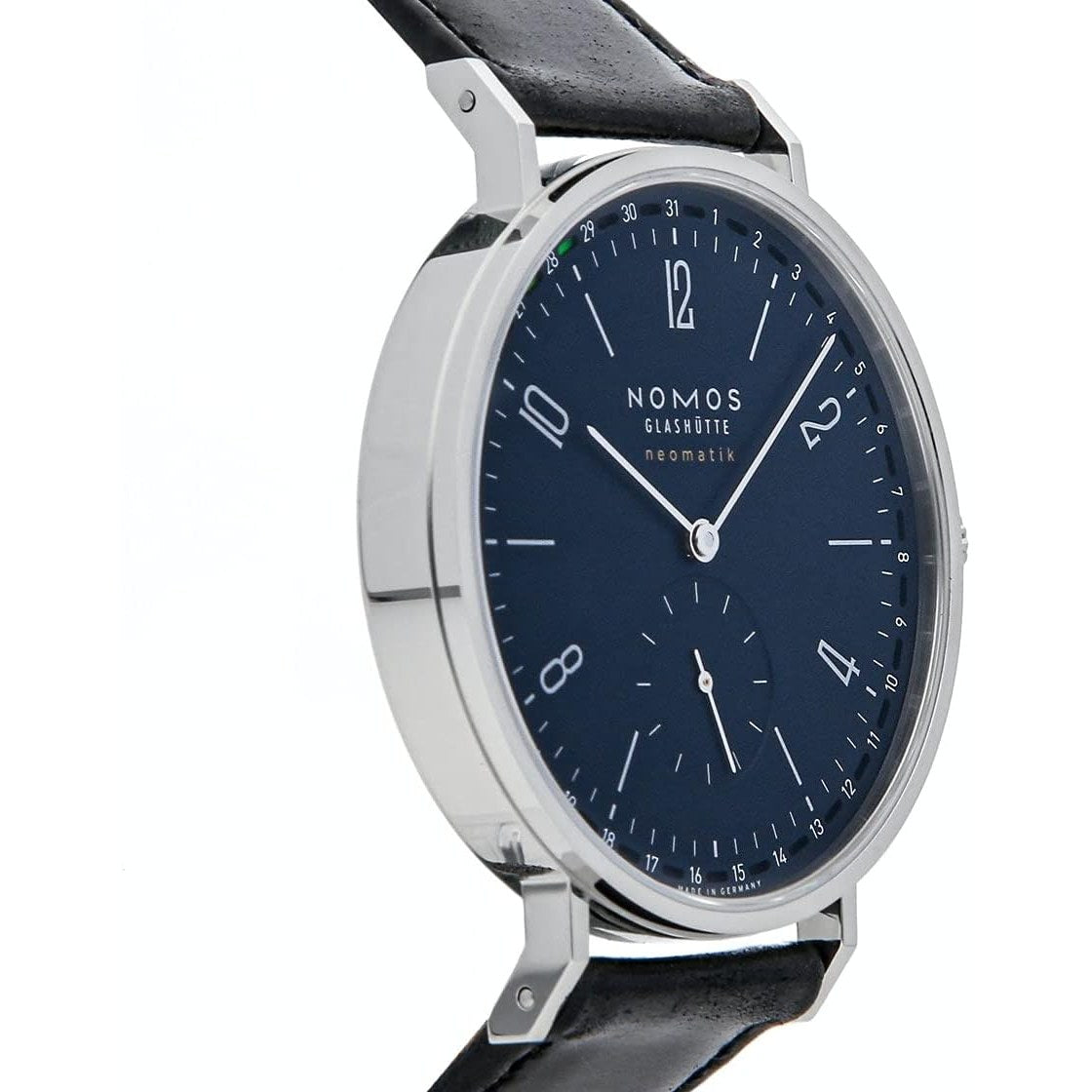 Reloj automático para hombre Nomos Tangente Neomatik 41 con esfera azul medianoche 182 