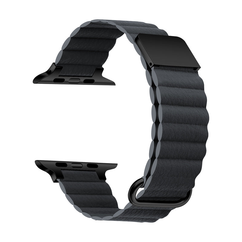 Bracelet en cuir magnétique pour Apple Watch