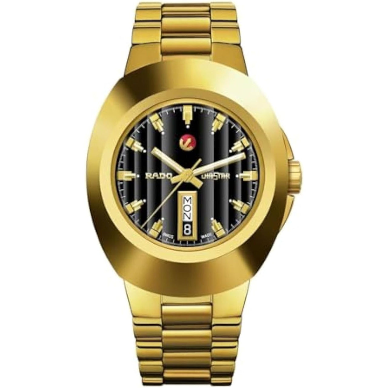 Montre automatique suisse originale Rado pour homme DiaStar, or (R12999153)