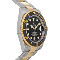 Thumbnail for Reloj Rolex Submariner Date con esfera negra en oro amarillo y acero para hombre 116613LN-0001 