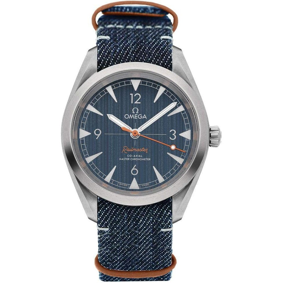 Omega Railmaster Automatic Blue Jeans Dial Men's Watch 220.12.40.20.03.001