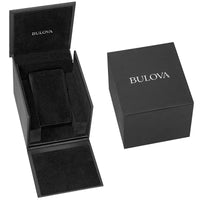 Thumbnail for Bulova Men's Classic Aerojet 3-Hand Automatic Leather Strap Watch, Open Aperture, 40-Hour Power Reserve, Double Curved Mineral Crystal, 41mm