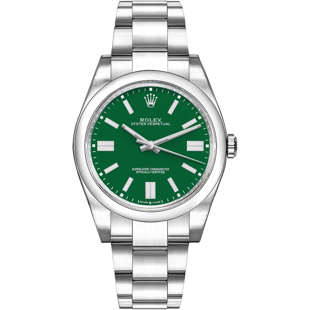 Montre automatique Rolex Oyster Perpetual 36 à cadran vert 126000GNSO