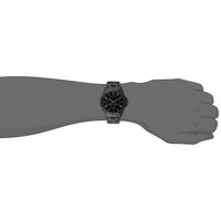 Thumbnail for Montre à quartz multifonction Bulova Classic Dress pour homme, 6 aiguilles, jour/date, cadran noir à motifs, 43 mm