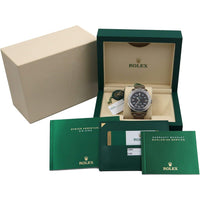 Thumbnail for Montre Rolex Air King pour homme en acier inoxydable avec cadran noir 116900BKAO