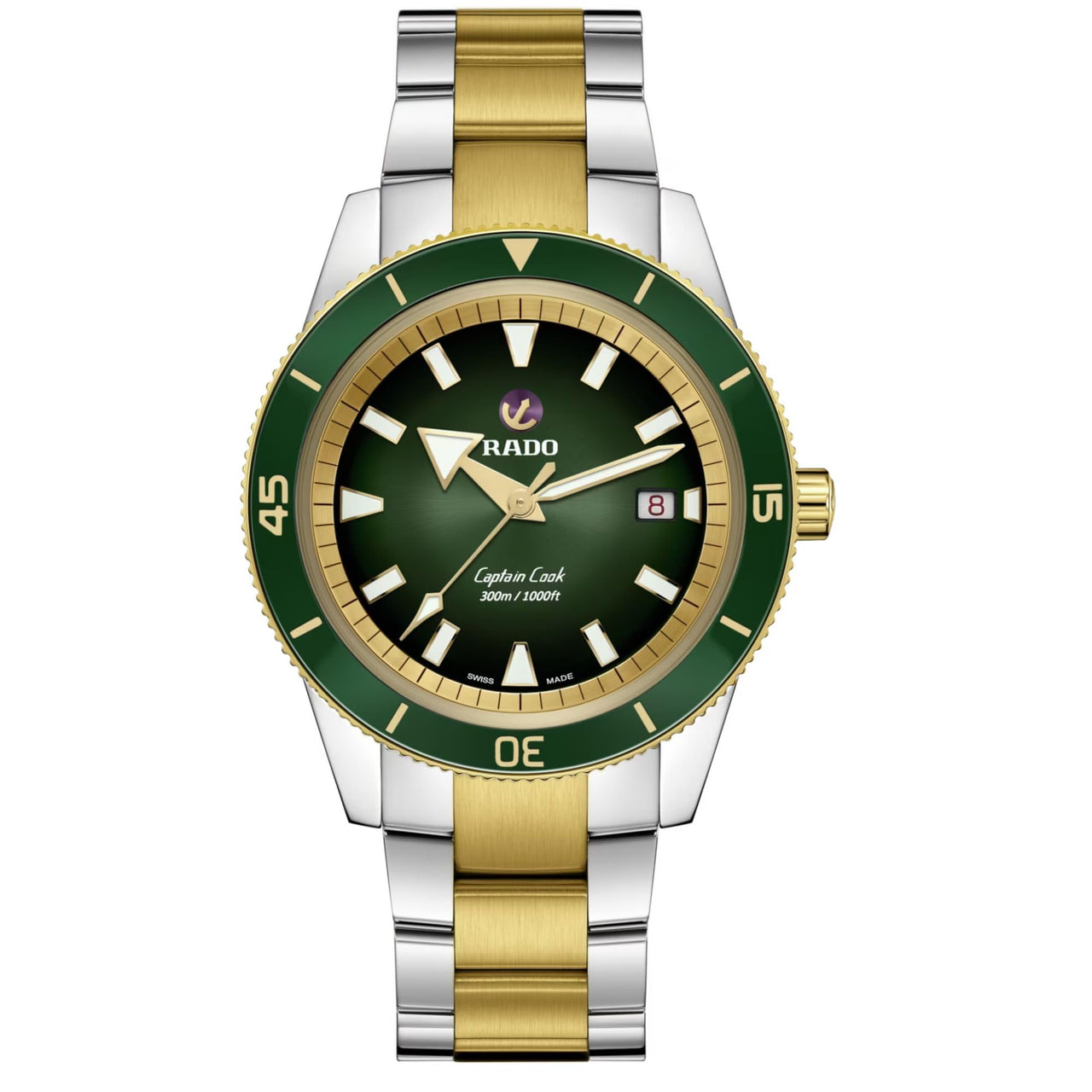 Rado Captain Cook Automatic Green Dial, Date Display (R32138303)