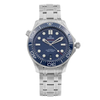 Thumbnail for Montre automatique Omega Seamaster pour homme en acier avec cadran bleu 210.30.42.20.03.001