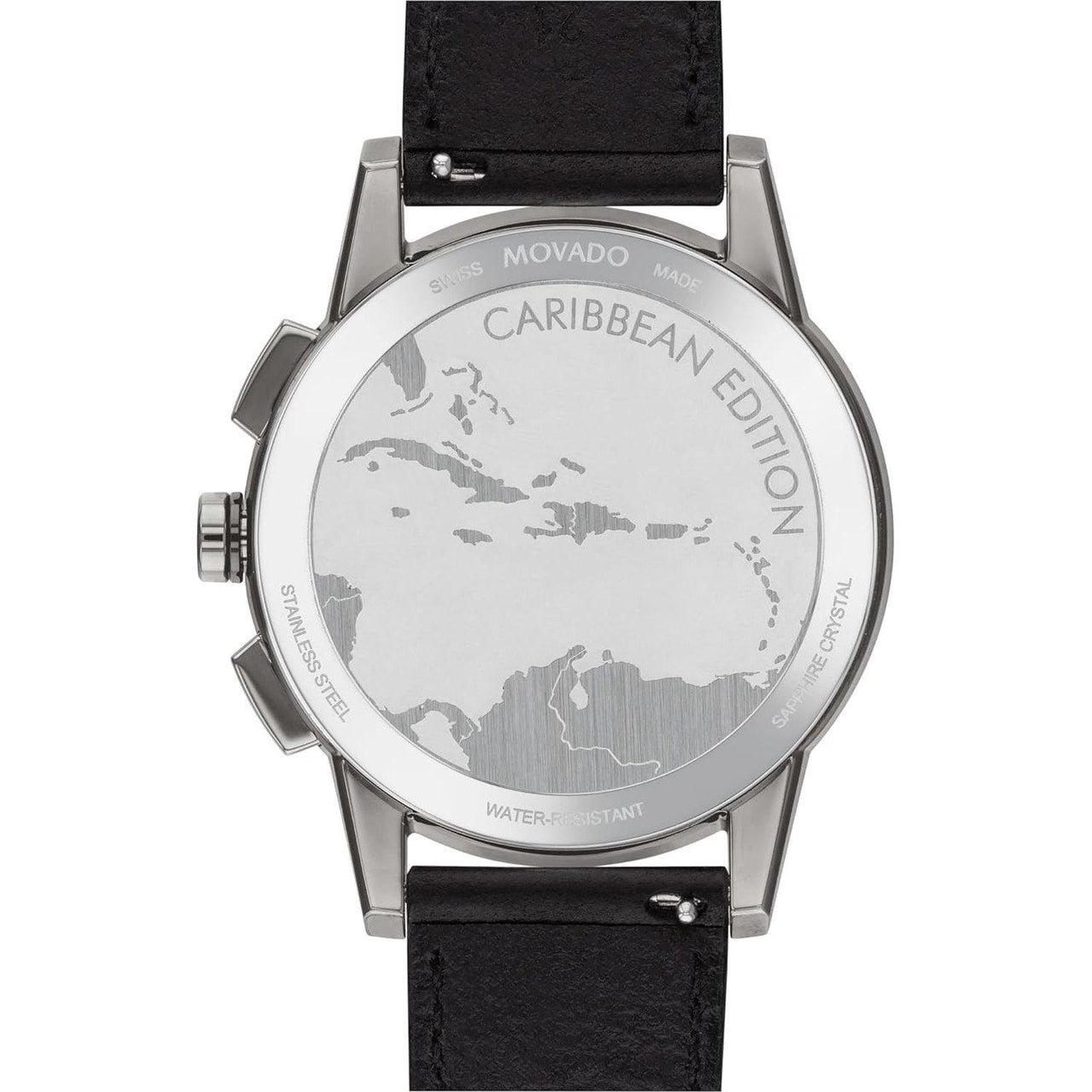 Reloj deportivo Movado Museum para hombre: movimiento cronógrafo de cuarzo suizo, correa de piel de becerro, resistencia al agua de 3 ATM, reloj de lujo de moda para él, 43 mm