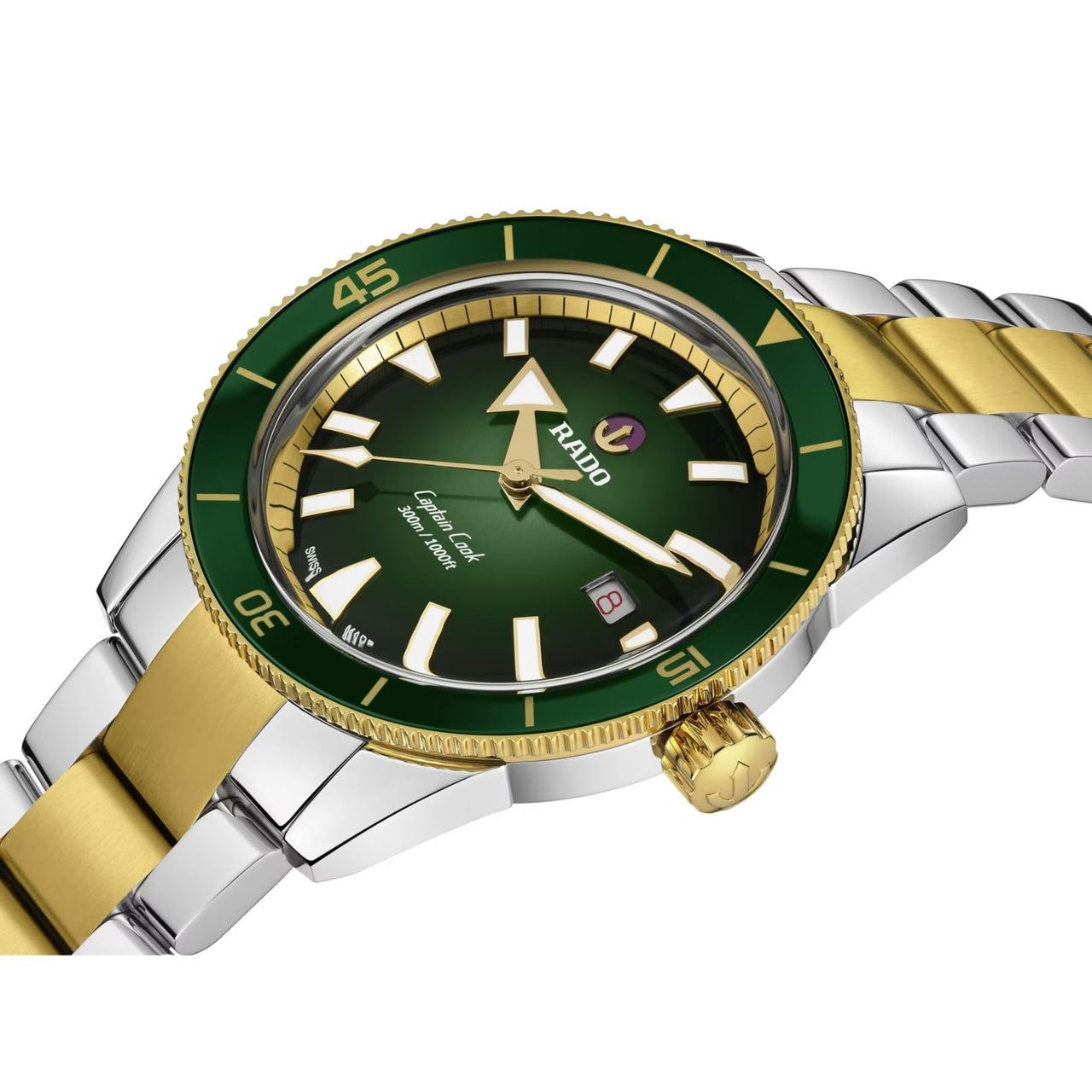 Rado Captain Cook Automatic Green Dial, Date Display (R32138303)