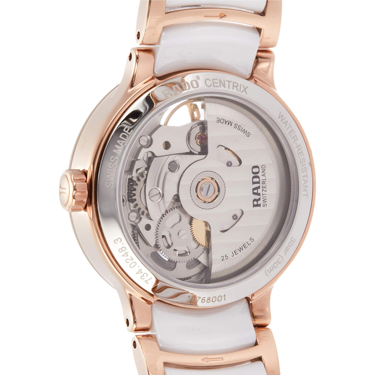 Montre automatique suisse pour femme Centrix Diamond de Rado (R30248902)