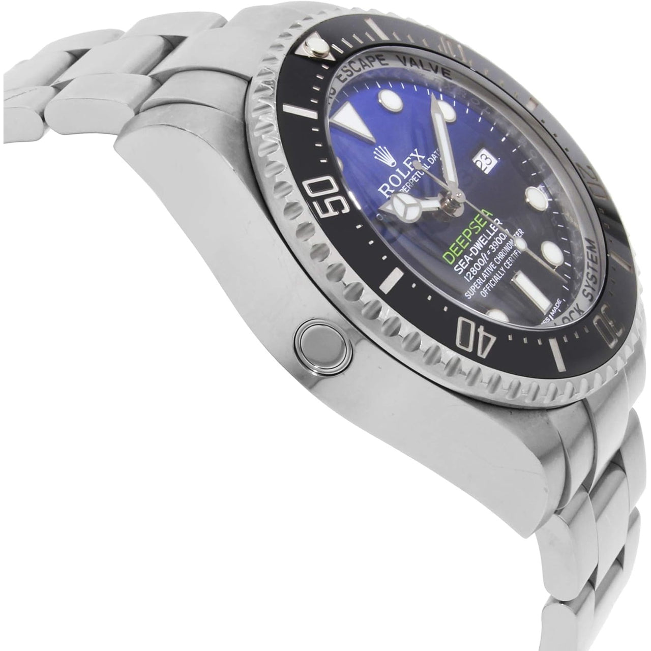 Reloj de lujo Rolex Deepsea para hombre con esfera azul profundo Sea-Dweller 116660