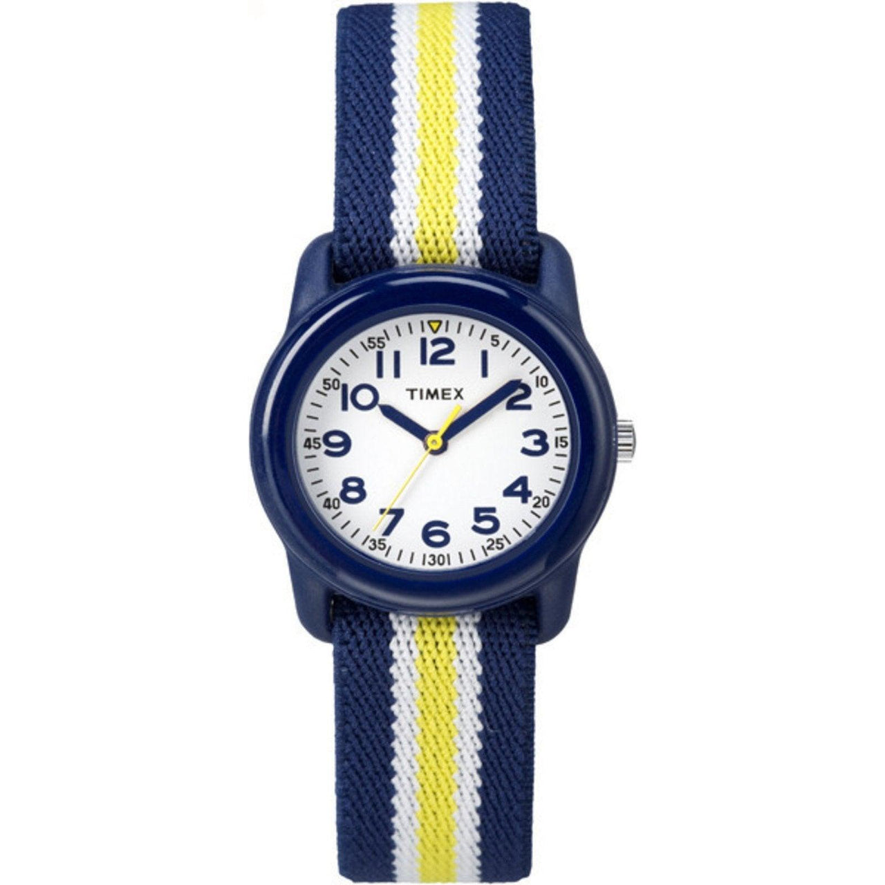 Montre Timex pour enfants avec bracelet en tissu élastique multicolore