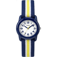 Thumbnail for Montre Timex pour enfants avec bracelet en tissu élastique multicolore