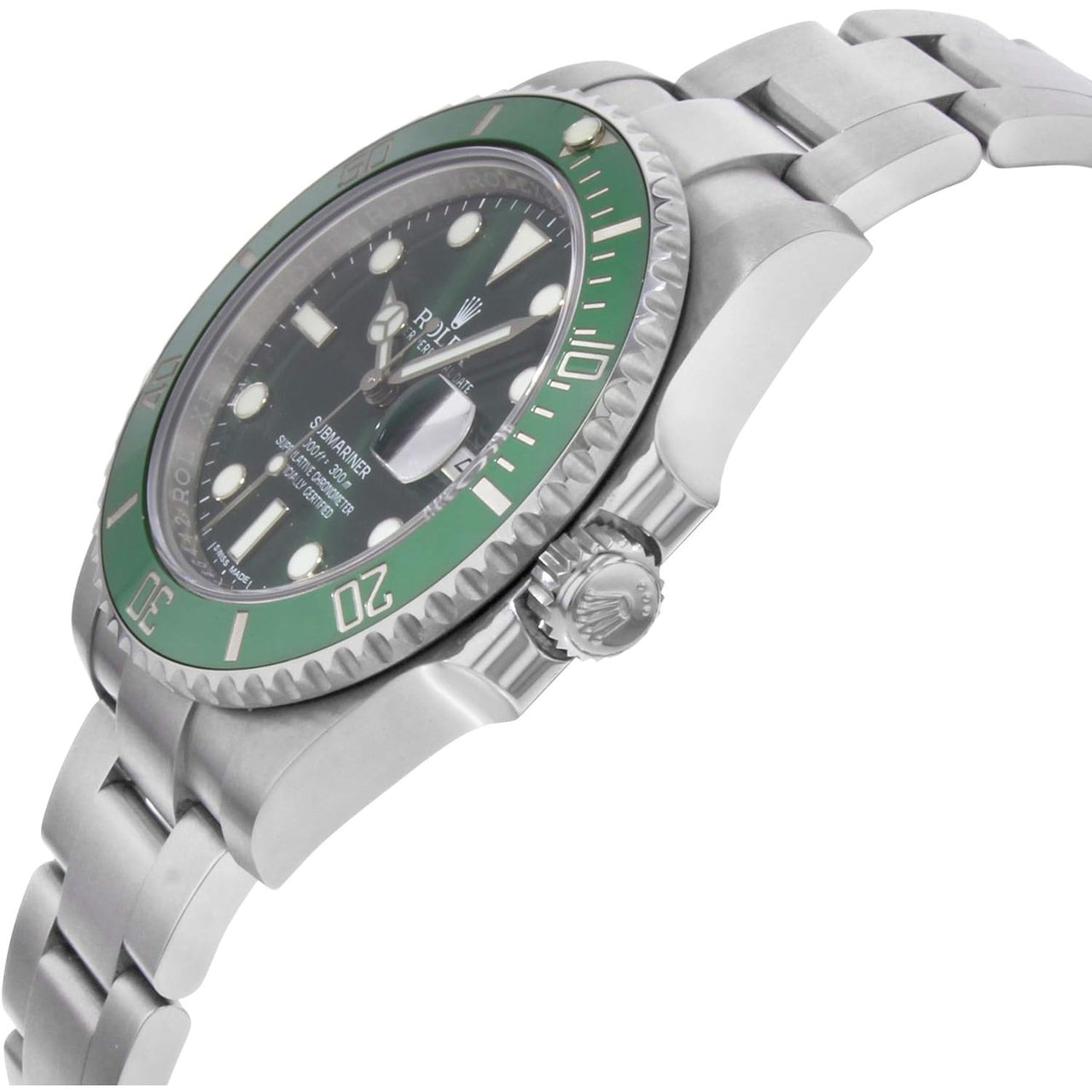 Montre de luxe pour homme Rolex Submariner « Hulk » avec cadran vert M116610LV-0002