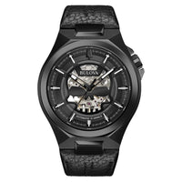 Thumbnail for Bulova Maquina Automatic Men's Leather Strap Watch