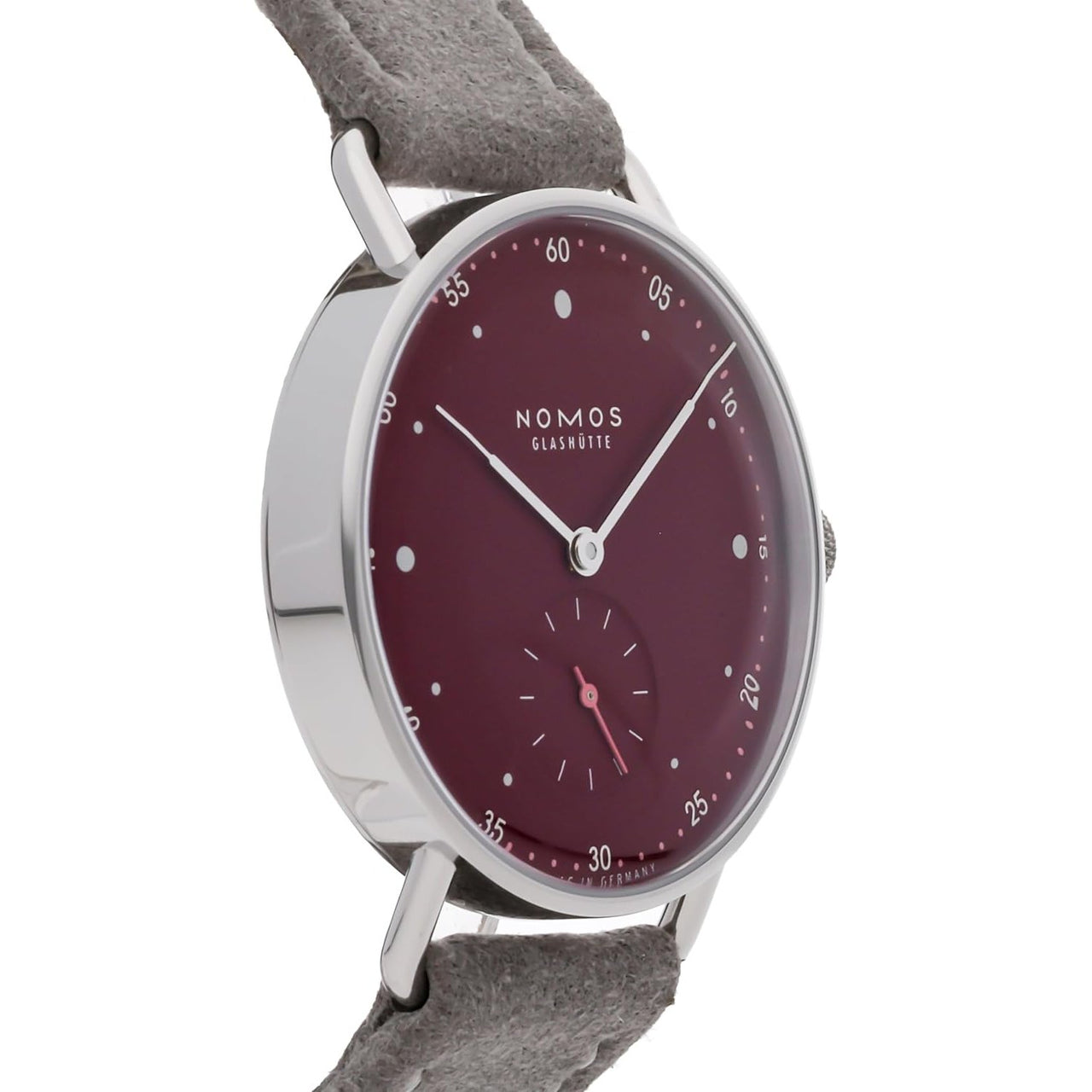 Nomos Metro 33 Automatic Muted Red Dial Watch 1123