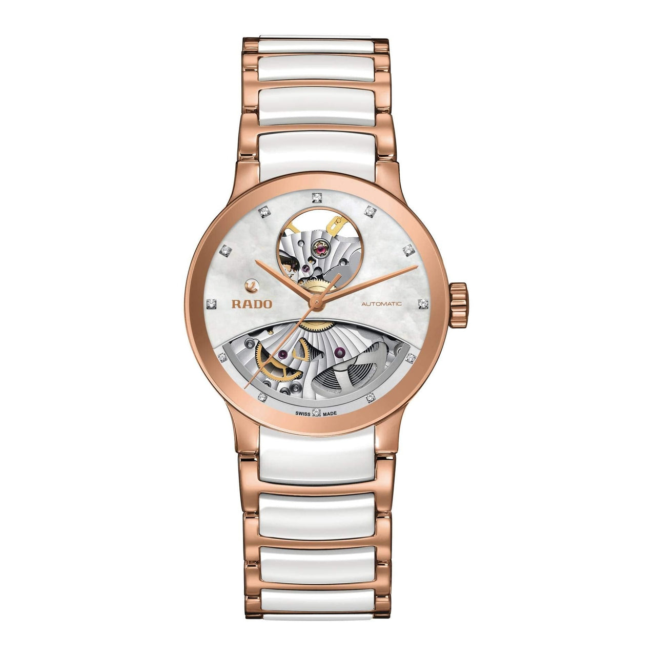 Montre automatique suisse pour femme Centrix Diamond de Rado (R30248902)