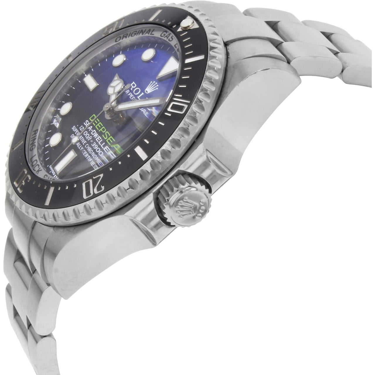 Reloj de lujo Rolex Deepsea para hombre con esfera azul profundo Sea-Dweller 116660