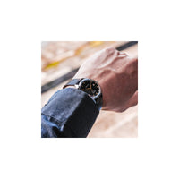 Thumbnail for Bulova Men's Frank Sinatra 'Fly Me to The Moon' Automatic Stainless Steel Case Watch, Textured Leather Strap, 42 Hour Power Reserve, 3 Hand