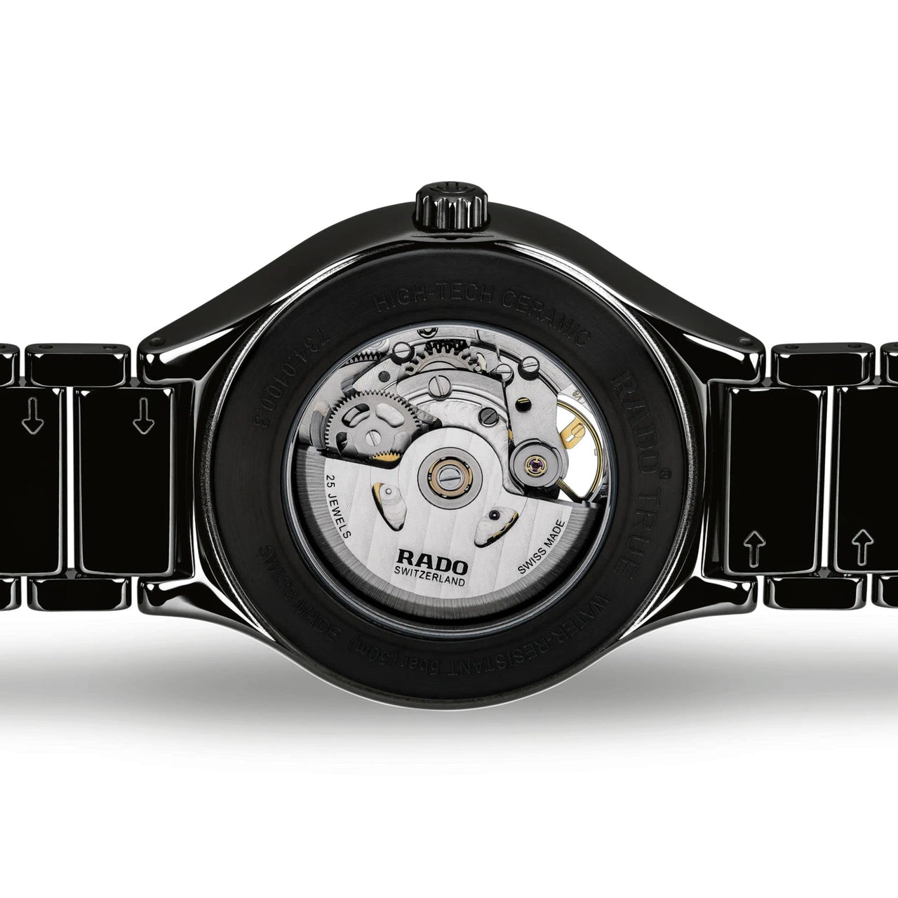 Rado True Secret Swiss Automatic Watch, Black (R27107732)