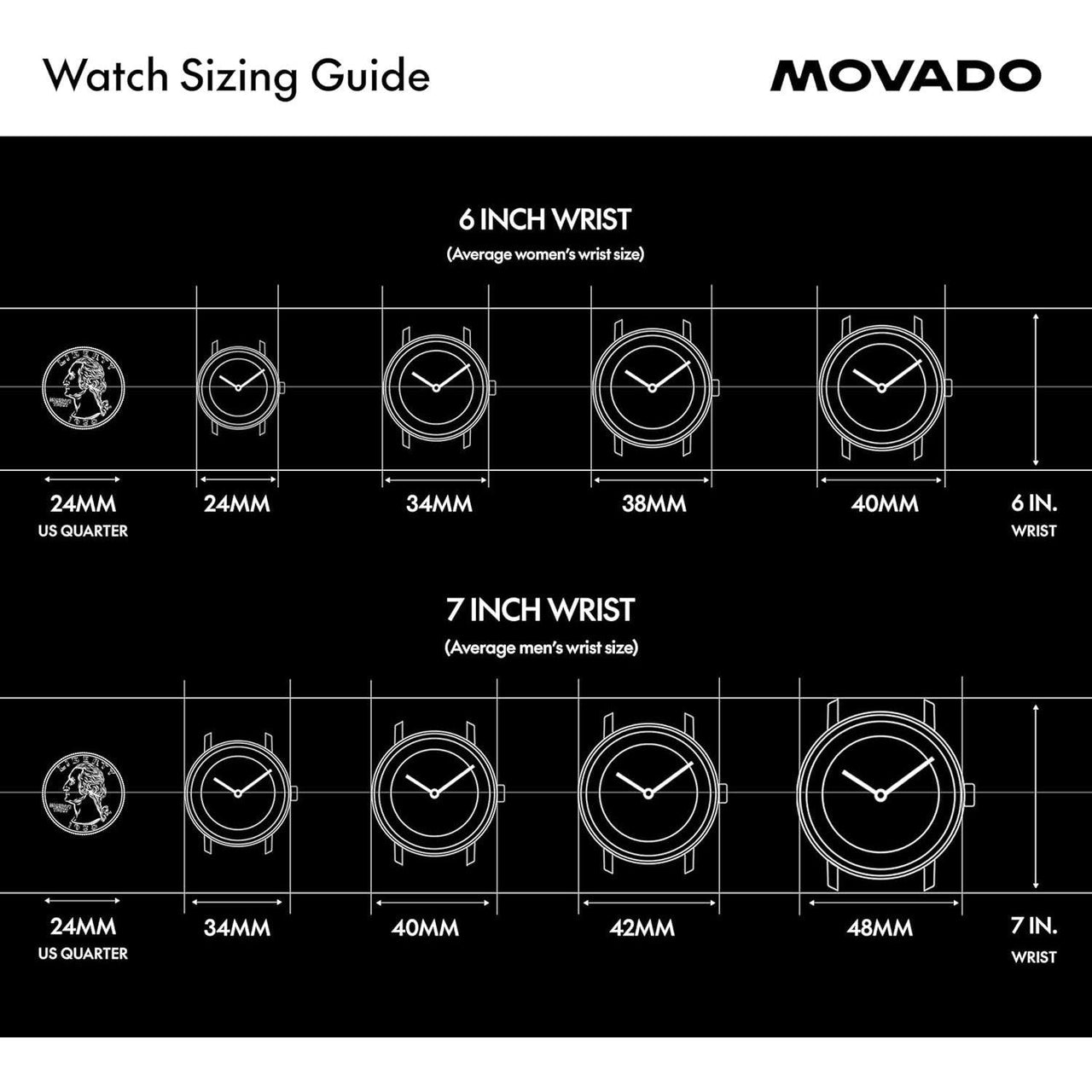 Reloj Movado Silhouette para hombre - Movimiento de cuarzo suizo, correa de piel - Resistencia al agua de 3 ATM - Reloj clásico de lujo y moda para él - 40 mm