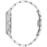 Thumbnail for Bulova Men's Crystal Octava Silver Stainless Steel Watch; Octagon Shape Dial, 3 Hand Style: 96A285