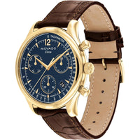 Thumbnail for Montre pour homme Movado Heritage Series Circa - Mouvement à quartz suisse, bracelet en cuir - Étanchéité 5 ATM - Montre classique et luxueuse pour lui - 43 mm