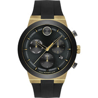 Thumbnail for Movado Bold Fusion Men's Watch - Swiss Quartz Chronograph Movement, Silicone Strap - 5 ATM Water Resistance - Luxury Fashion Timepiece for Him - 44.50mm