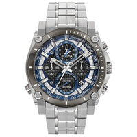 Thumbnail for Bulova Men's Icon High Precision Quartz Chronograph Watch, Curved Mineral Crystal