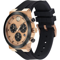 Thumbnail for Movado Bold Fusion Men's Watch - Swiss Quartz Chronograph Movement, Silicone Strap - 5 ATM Water Resistance - Luxury Fashion Timepiece for Him - 44.50mm