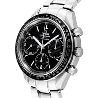 Thumbnail for Omega Speedmaster Racing Automatic Chronograph Black Dial Stainless Steel Mens Watch 326.30.40.50.01.001