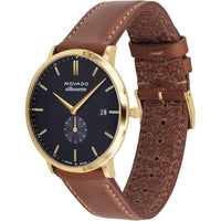 Thumbnail for Movado Silhouette Men's Watch - Swiss Quartz Movement, Leather Strap - 3 ATM Water Resistance - Classic, Luxury Fashion Timepiece for Him - 40mm