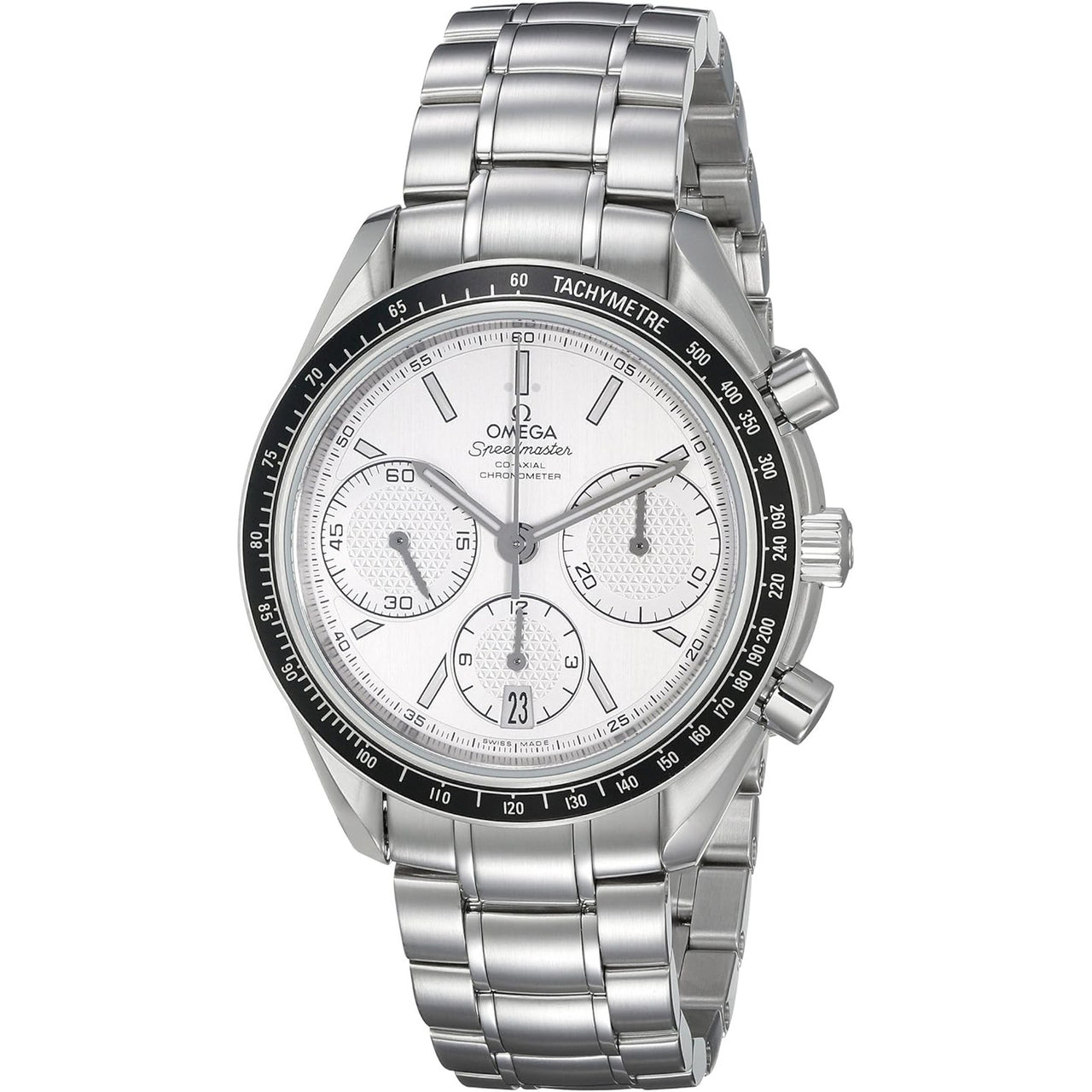 Omega Men's 32630405002001 Speed Master Analog Display Automatic Self Wind Silver Watch