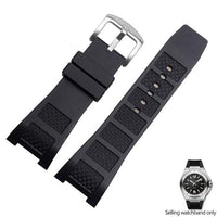 Thumbnail for Notched End Rubber Watchband for IWC - watchband.direct