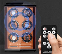 Thumbnail for Watch Collectors Cabinet Box with Watch Winder - watchband.direct